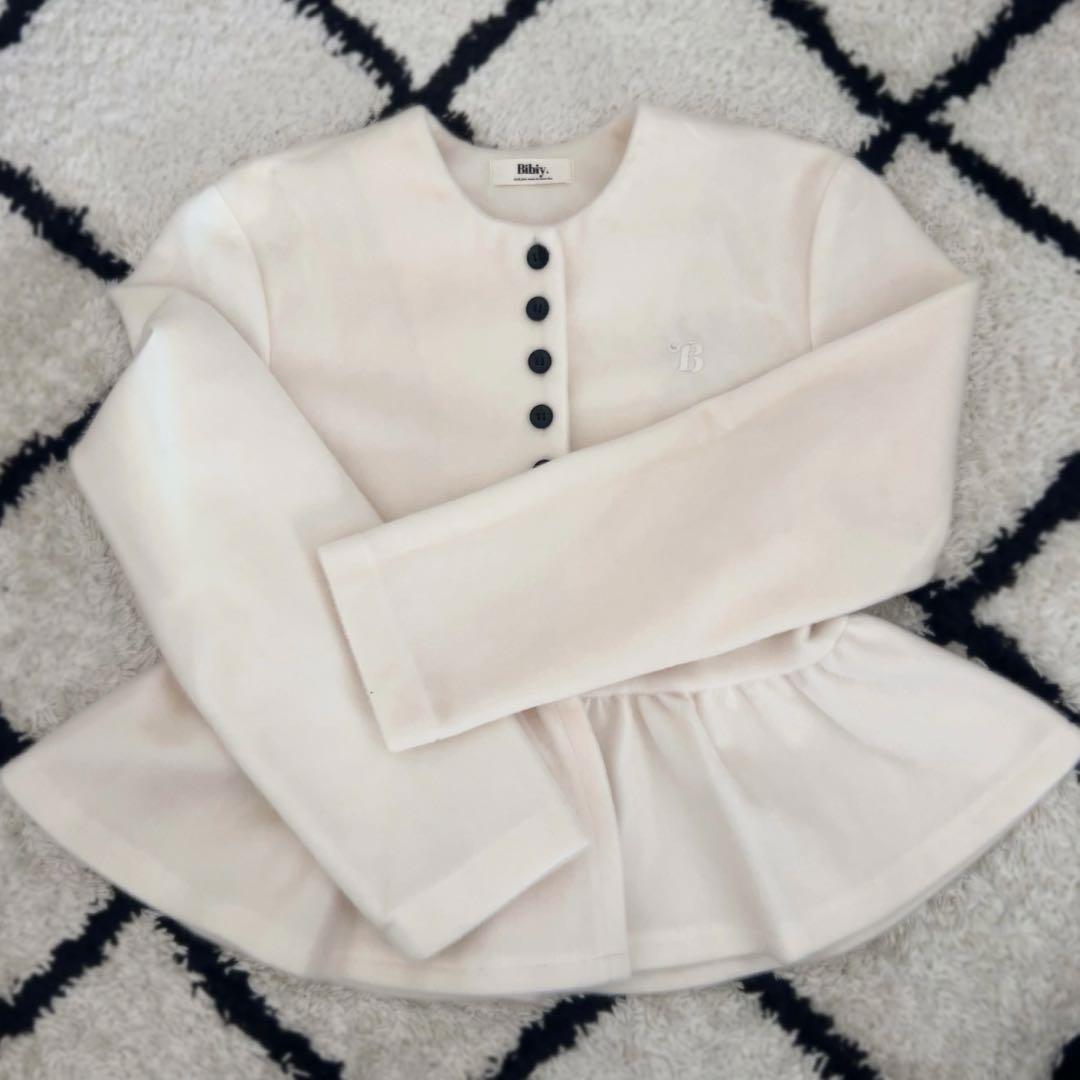 Bibiy ペプラム カーディガン - メルカリ