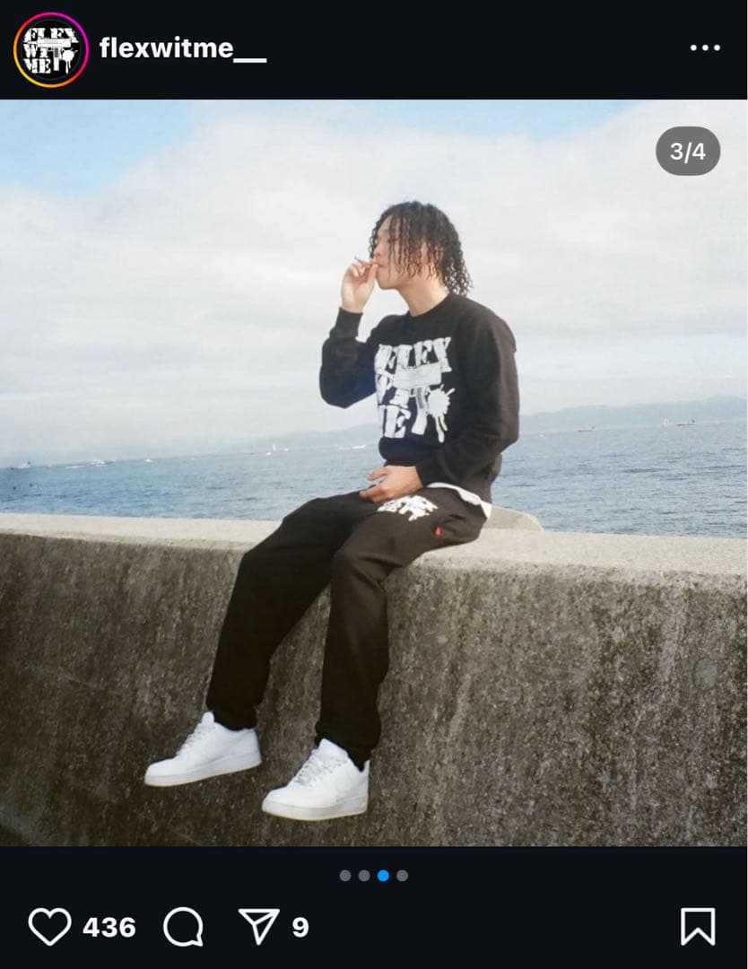 Flex wit me スウェット 上 - メルカリ