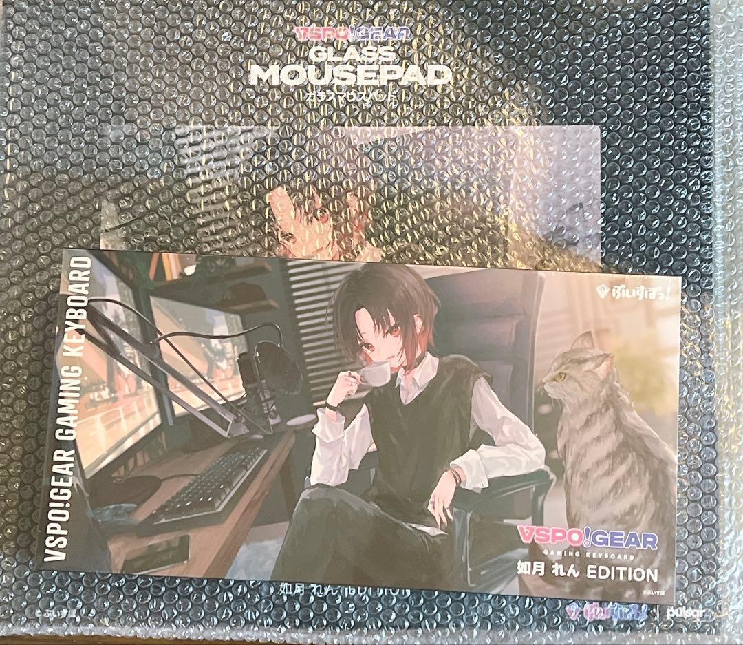 ぶいすぽっ 如月れん キーボード ガラスマウスパッド セット - メルカリ