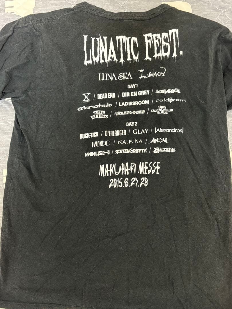 激レアS！LUNATIC FEST.2015 TシャツLUNA SEAルナフェス - メルカリ