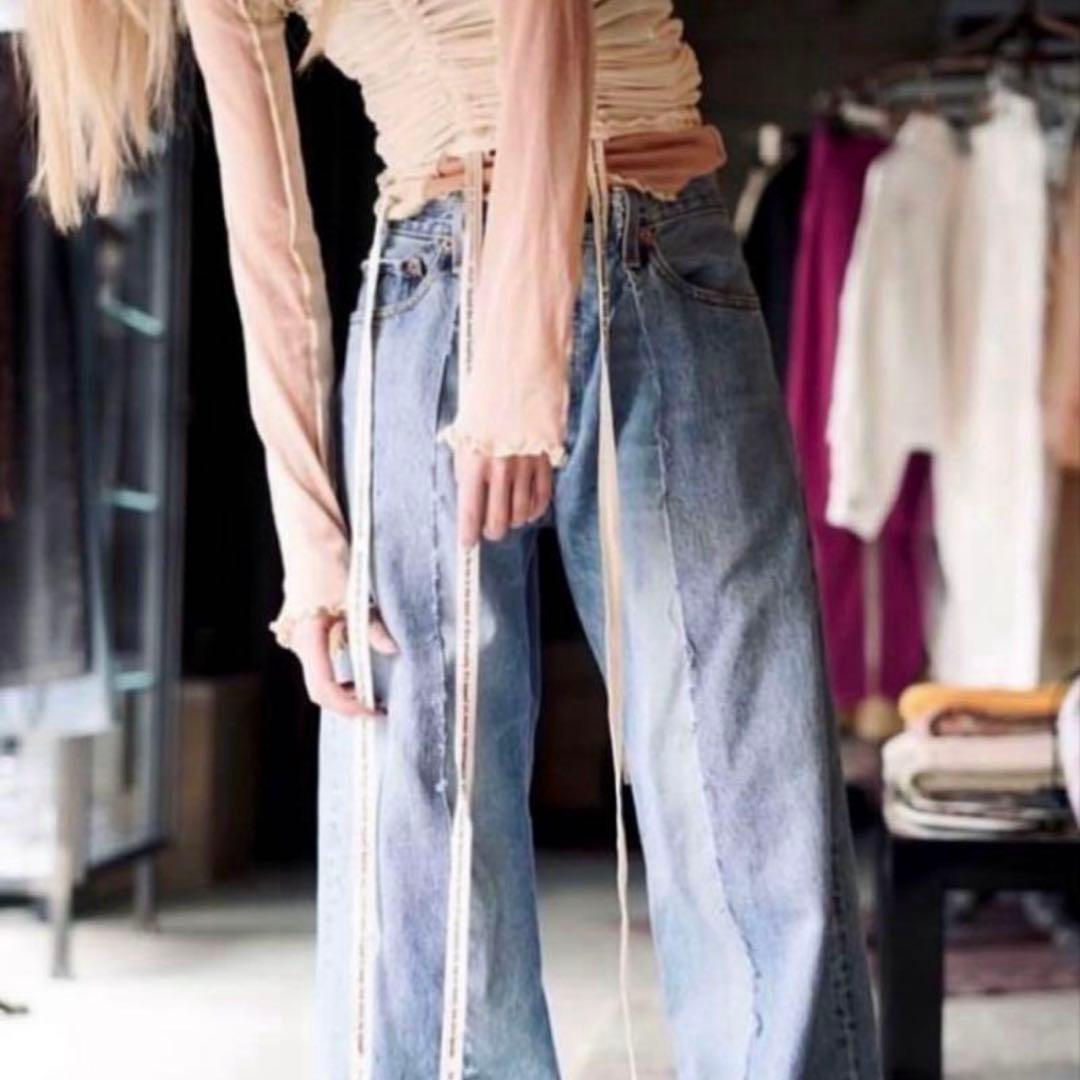 ベースレンジ baserange Hewn Strap Top -Fine