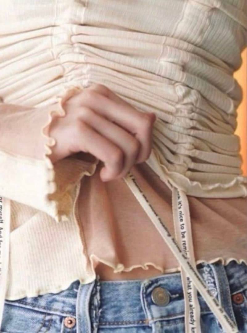 ベースレンジ baserange Hewn Strap Top -Fine