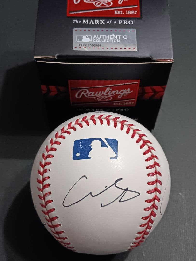 ドジャース 大谷翔平 山本由伸 佐々木朗希 直筆サインボール MLB3選手