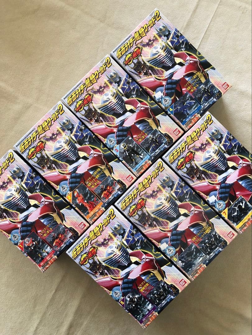 未開封】仮面ライダー龍騎ワールド2 全7種フルコンプ＋龍騎ワールド1