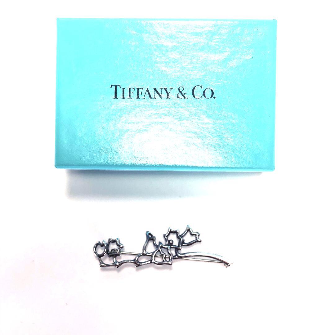 美品・箱付き】ティファニー／ホタルブクロ ピンブローチ SV925 - メルカリ