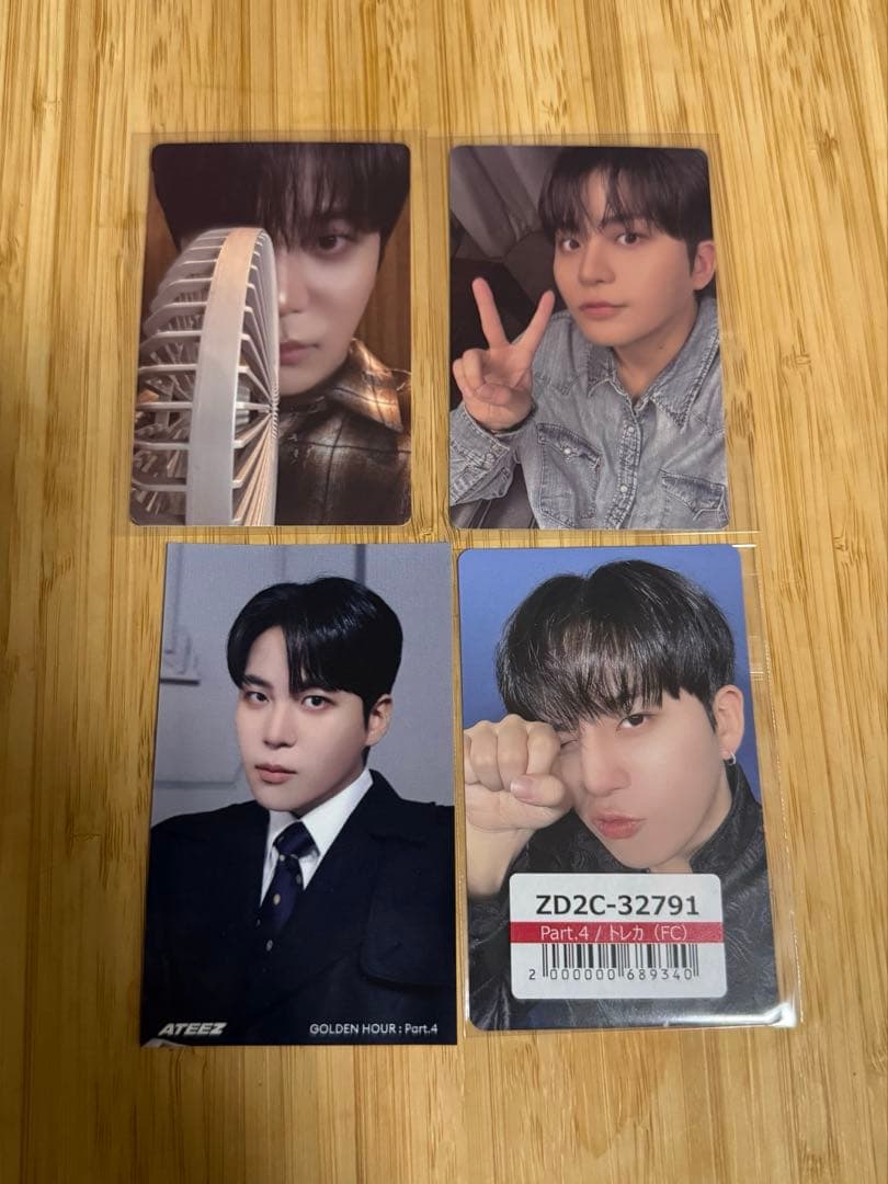 ATEEZ ジョンホ トレカ セット - メルカリ