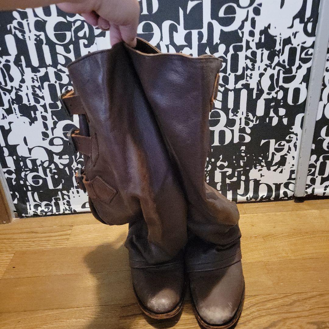 ZUCCa○ズッカ本革くしゅくしゅブーツ - メルカリ