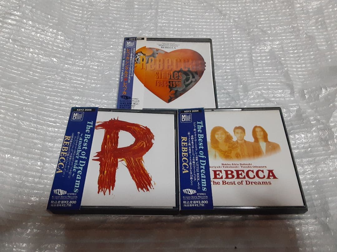 帯付き MD REBECCA SINGLES The Best 他 レベッカ 帯付き MD REBECCA SINGLES The Best of Dreams another side レベッカ