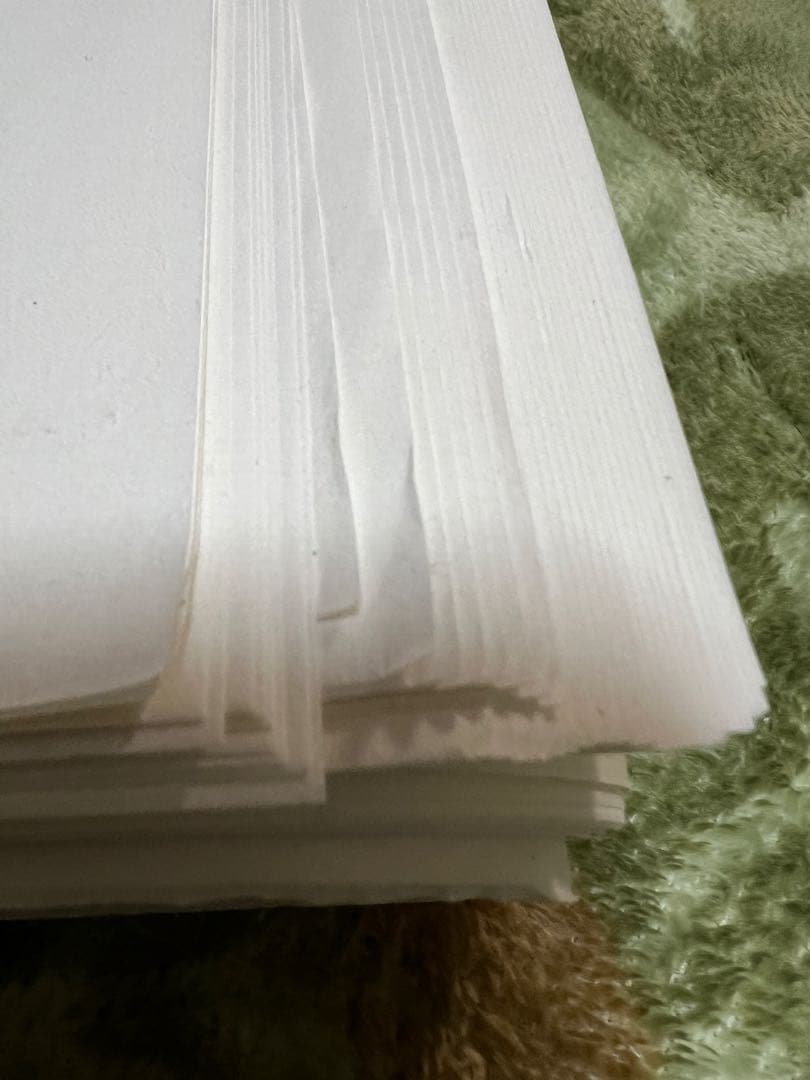 秀峰笺半切書道練習用サイズ約35×136cm 新品中古現状品のみ50枚