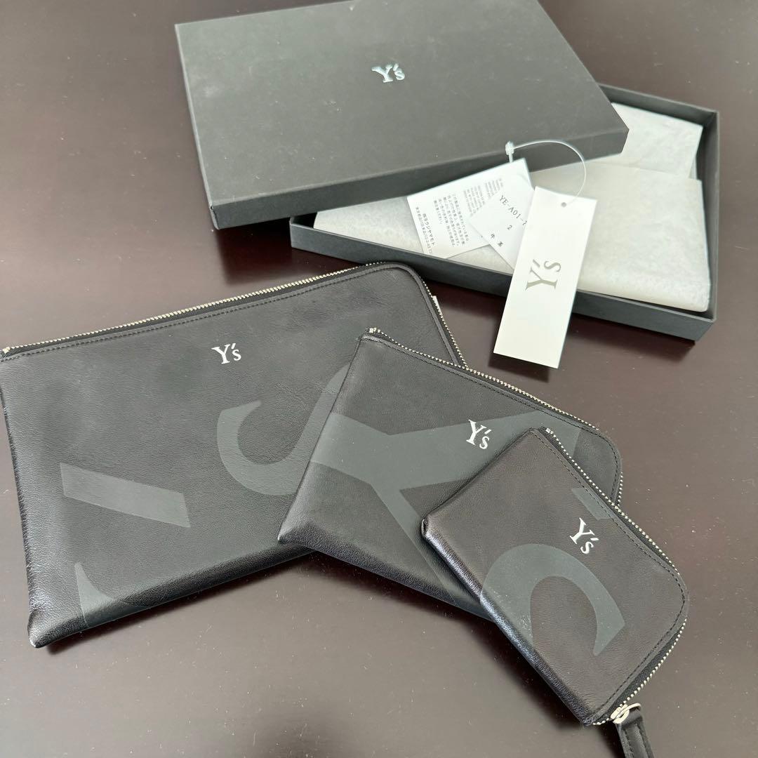 Yohji Yamamoto Y's ワイズ ポーチ3点セット - メルカリ