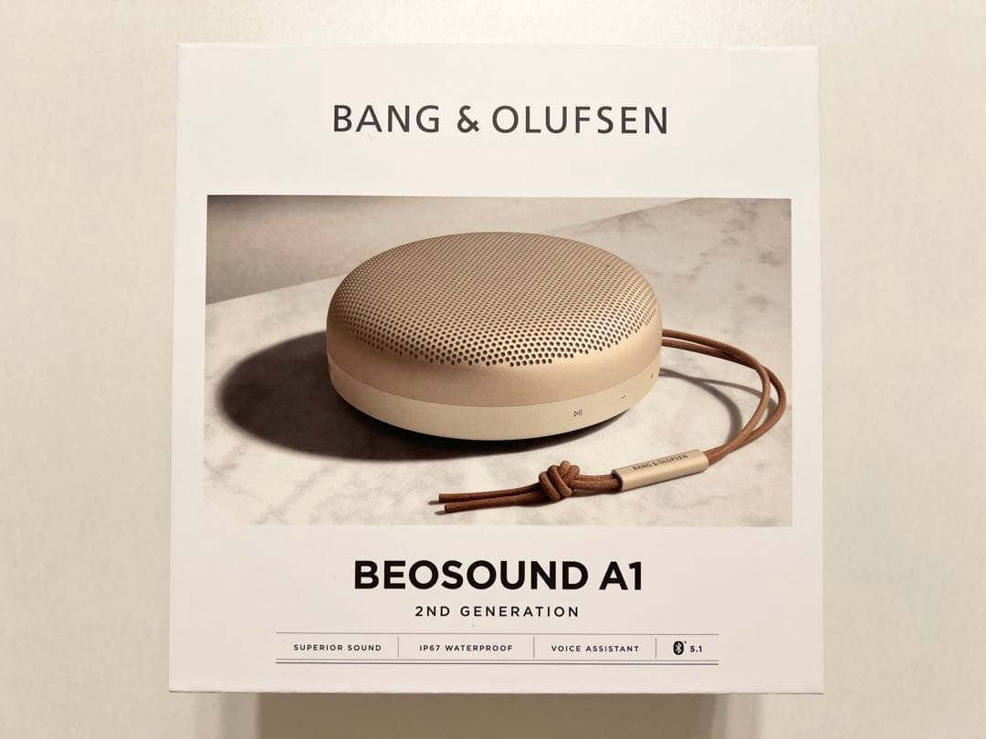 【新品同様】Beosound A1 2nd Gen GoldTone Bang & Olufsen Beosound A1 (2nd gen) goud - Test, Reviews