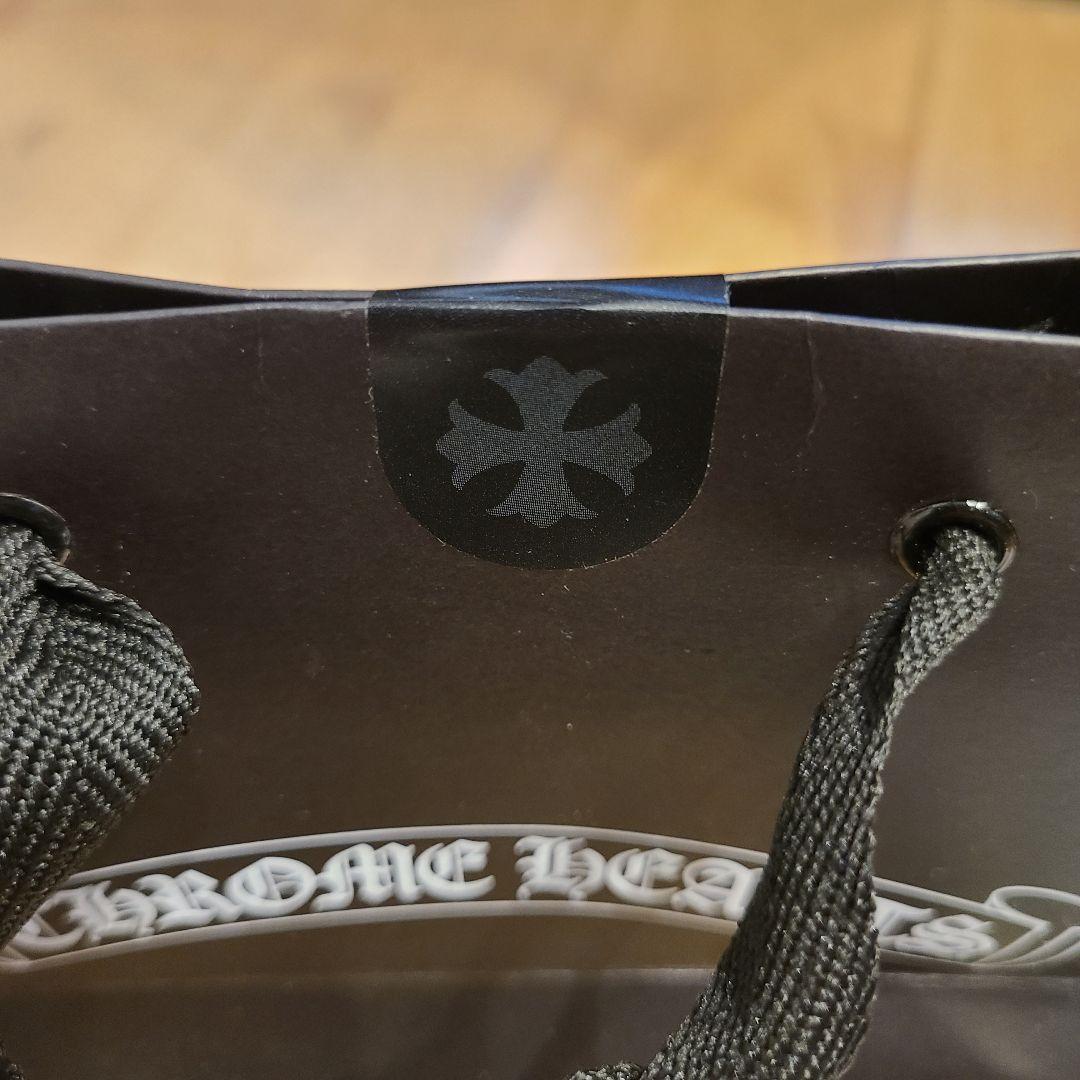 N*ア様 クロムハーツ Wベルトループ スターボタン ブラック レザー