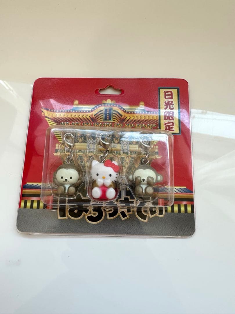 ご当地キティ 日光 猿 ファスナーマスコット 3個セット - メルカリ