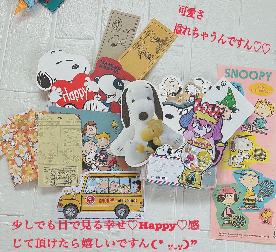 スヌーピーおすそ分けファイル♡アメキャラ増量レア限定1セット