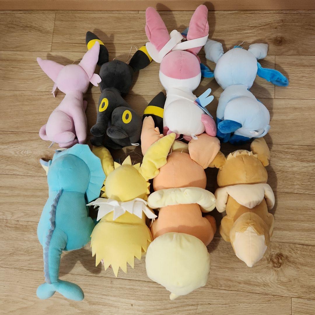 探偵さん♪様専用 ポケモン ぬいぐるみ イーブイ進化系 8体セット