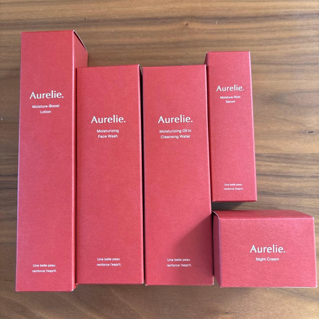 Aurelie. クレンジング・洗顔・化粧水・美容液・ナイトクリーム 5点