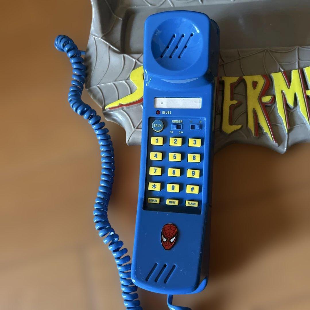 ☆レア！！MARVEL SPIDER-MAN電話機/1994年製☆ - メルカリ