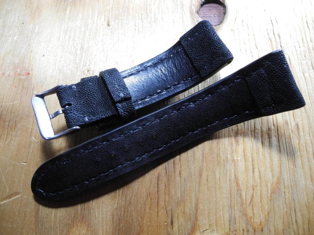 時計ベルト／エレファント／ブラック／24-20/ML