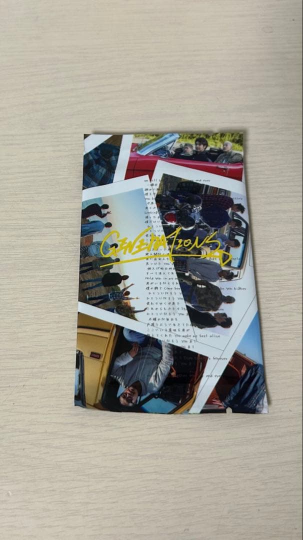 GENERATIONS サイン入りチェキカード - メルカリ