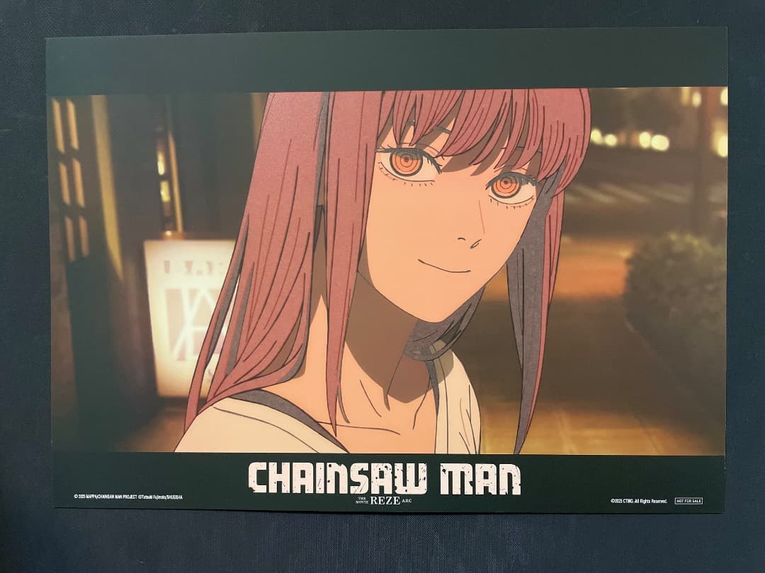 劇場版チェンソーマン レゼ編 台湾限定特典 A3ポスター 蓄光加工