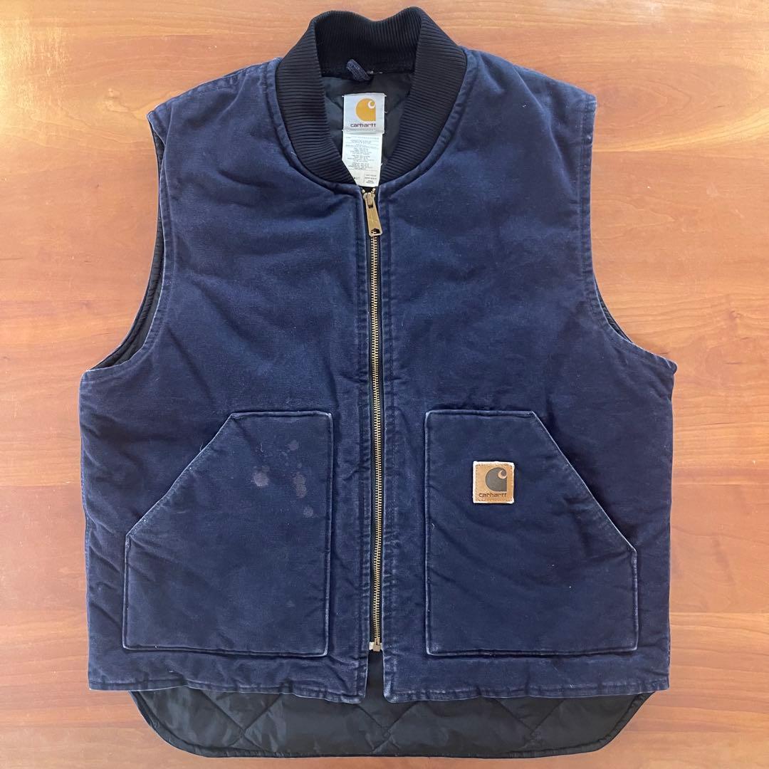 carhartt vtg ダックベスト V02 MDT L☆USA☆フェード - メルカリ