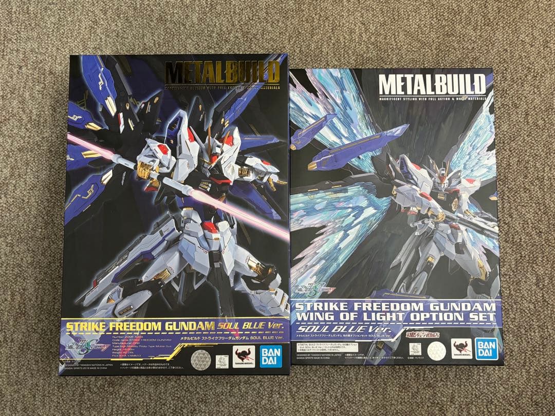 LBUILD ストライクフリーダムガンダム+光の翼　SOULBLUE METAL BUILD ストライクフリーダムガンダム 光の翼オプションセット