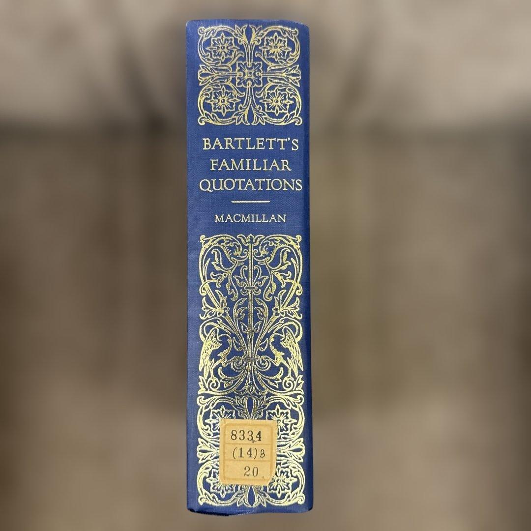 Familiar Quotations: A Collection of Pas - メルカリ