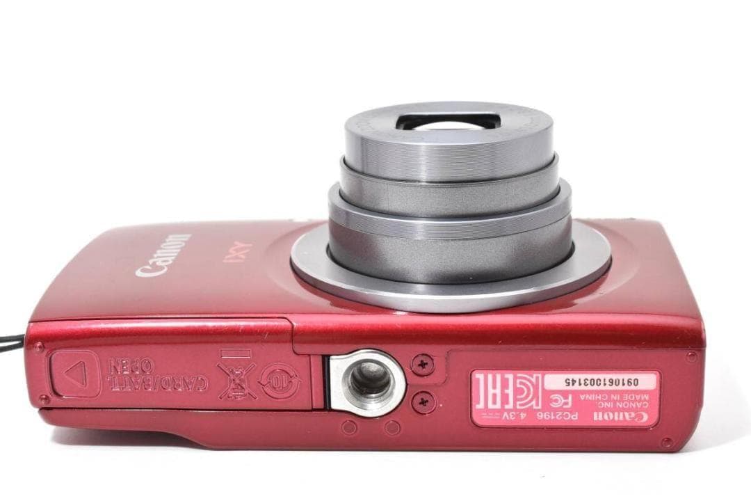 美品 キヤノン　Canon IXY 160 レッド 《箱・充電器付》＃A324