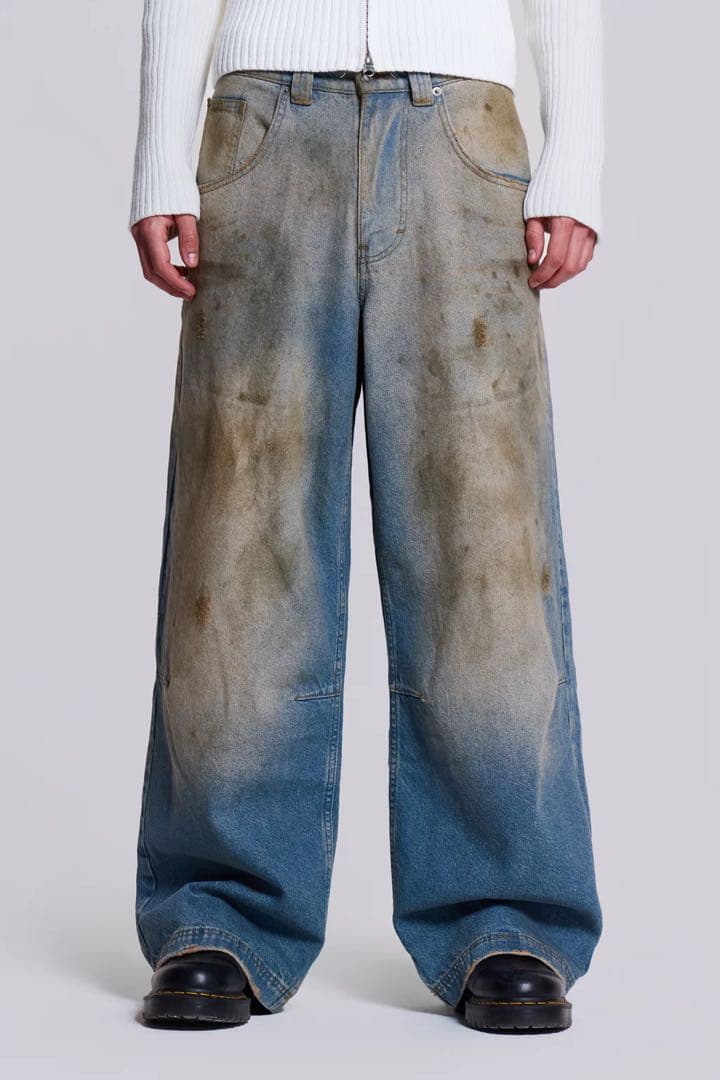 パンツ Jaded London MUD WASH COLOSSUS JEANS Shop Mud Wash Colossus Jeans | Jaded London | Clothing