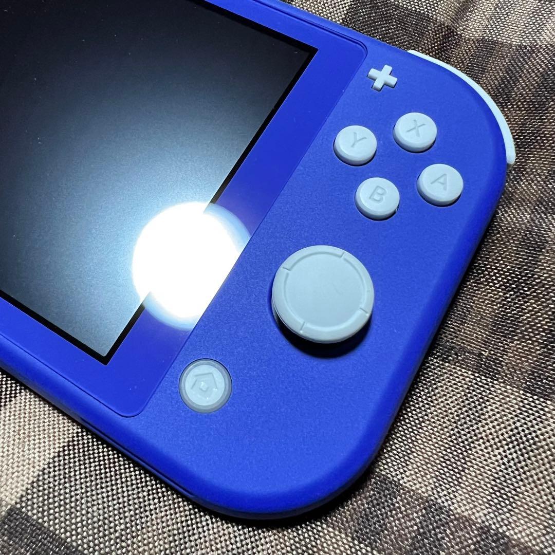 スイッチライト ブルー Switch LITE BLUE 箱付き - メルカリ