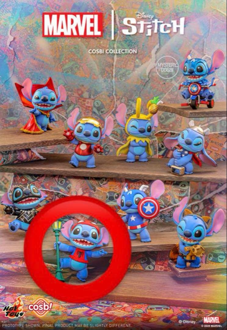 即購入歓迎】コスビ スティッチ×マーベル スパイダーマン - メルカリ