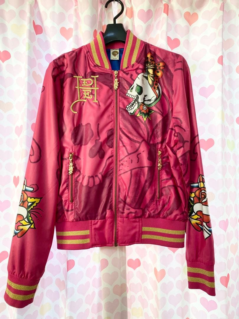 エドハーディ　スカジャン　スタジャン　ジャケット Ed Hardy（エド・ハーディー） スカジャン ヴィンテージライクマルチ