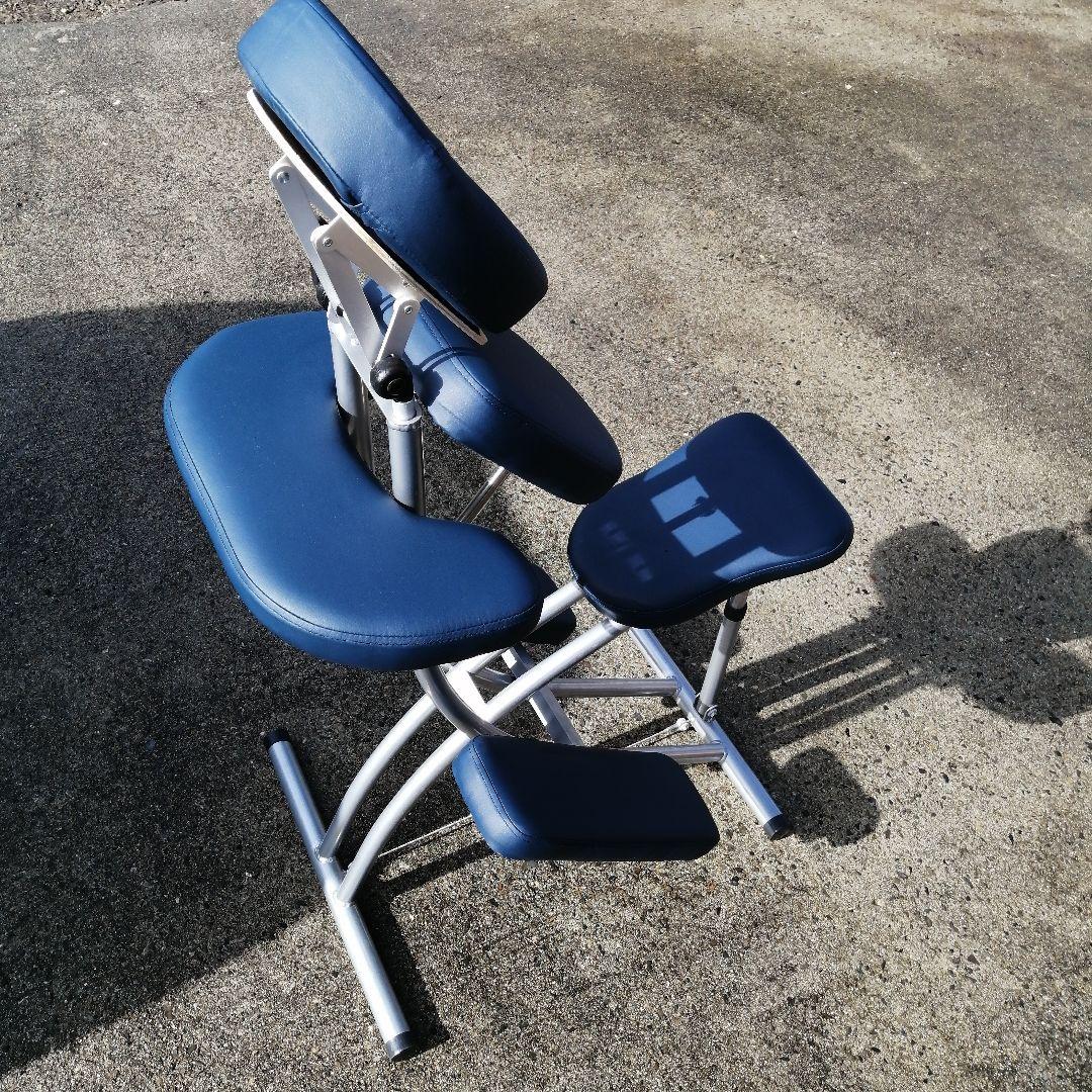 クイックマッサージチェア/折りたたみ式/超軽量/ダークブルー - メルカリ