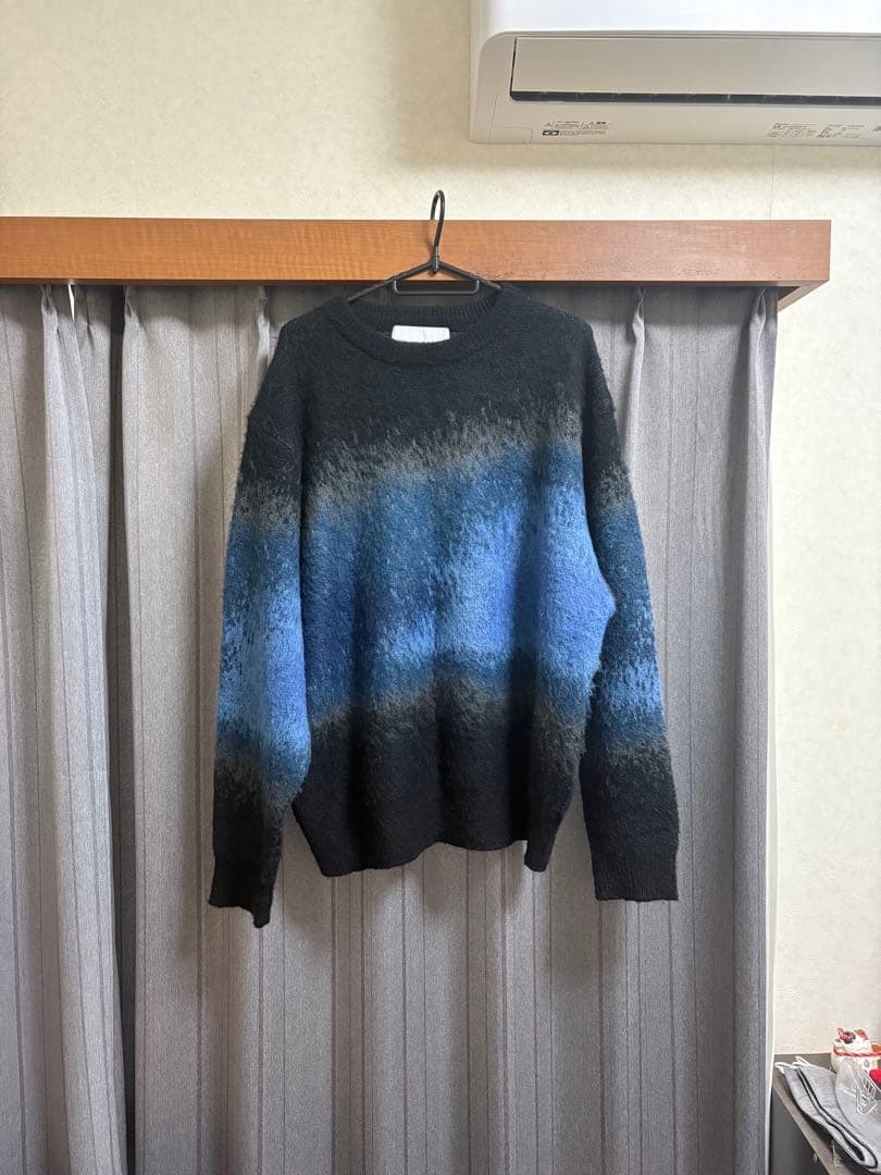 POPUP限定】SINSS ウールブレンドミストグラデーションニット Lサイズ