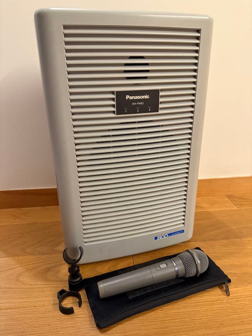 ポータブルワイヤレスアンプマイク パナソニック WX-PW82CD搭載