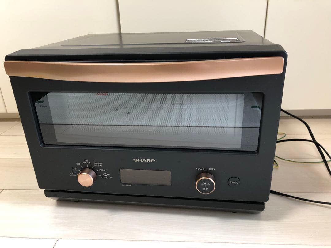 シャープ 電子レンジ ジャンク品 2021年 RE-SD18A-B C15エラー - メルカリ