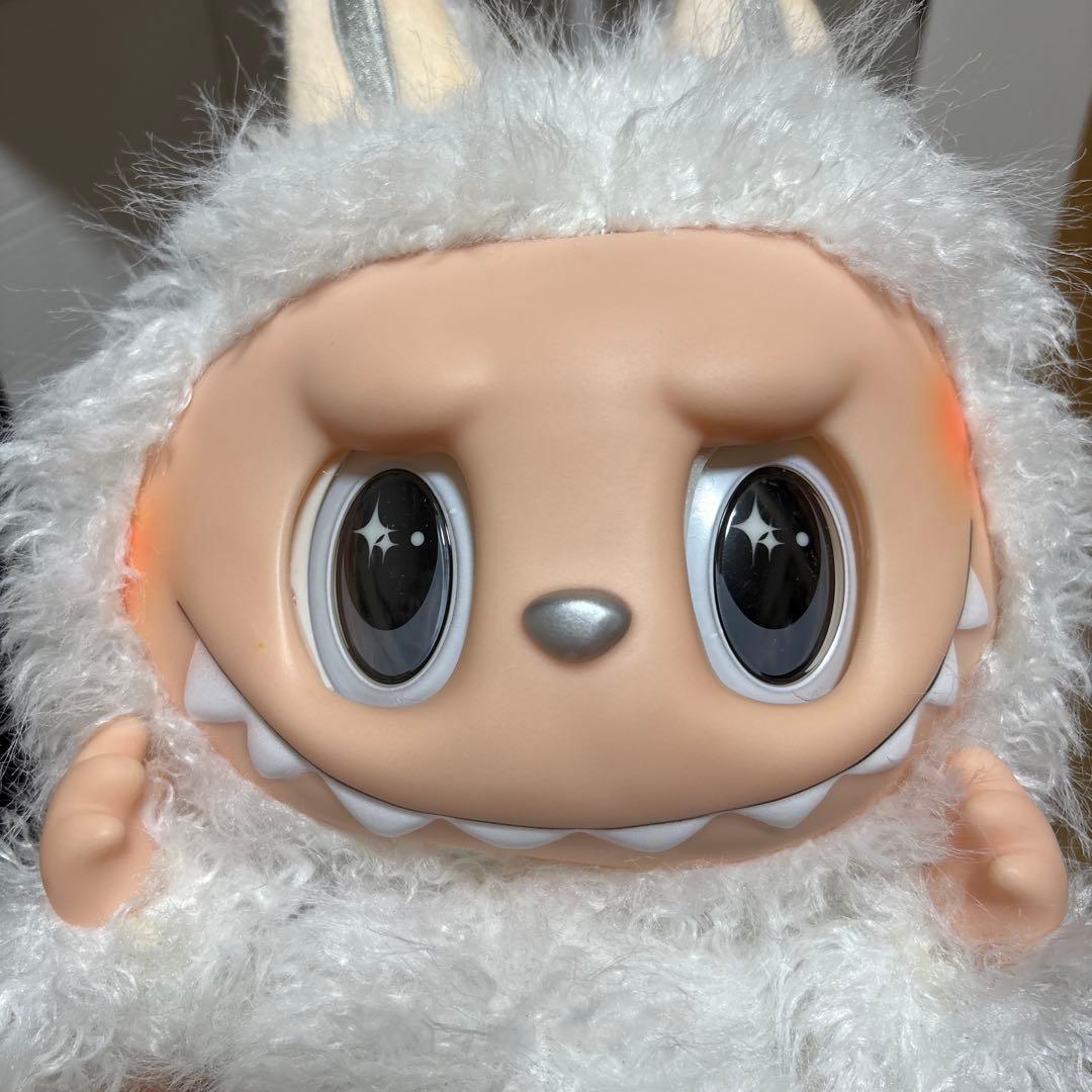 38cm ラブブ ジモモ 白 ホワイト シッポ付き ぬいぐるみ 海外輸入品