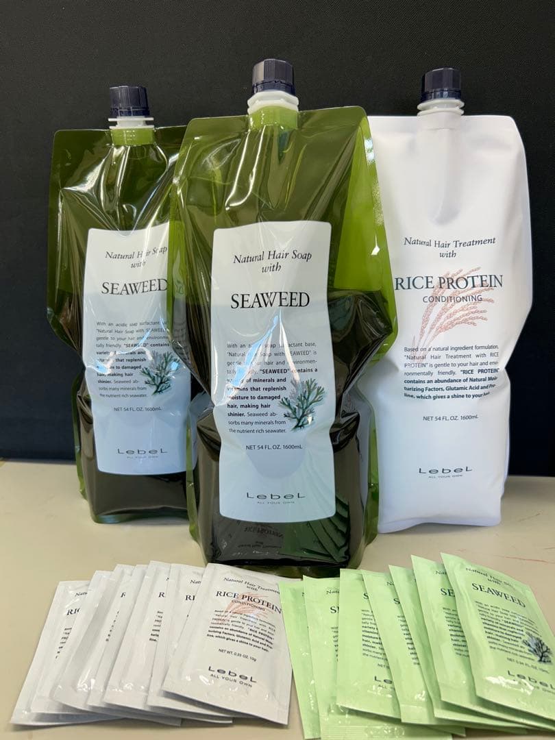 ルベル ナチュラルヘアソープ、トリートメント1600ml詰替セット - メルカリ
