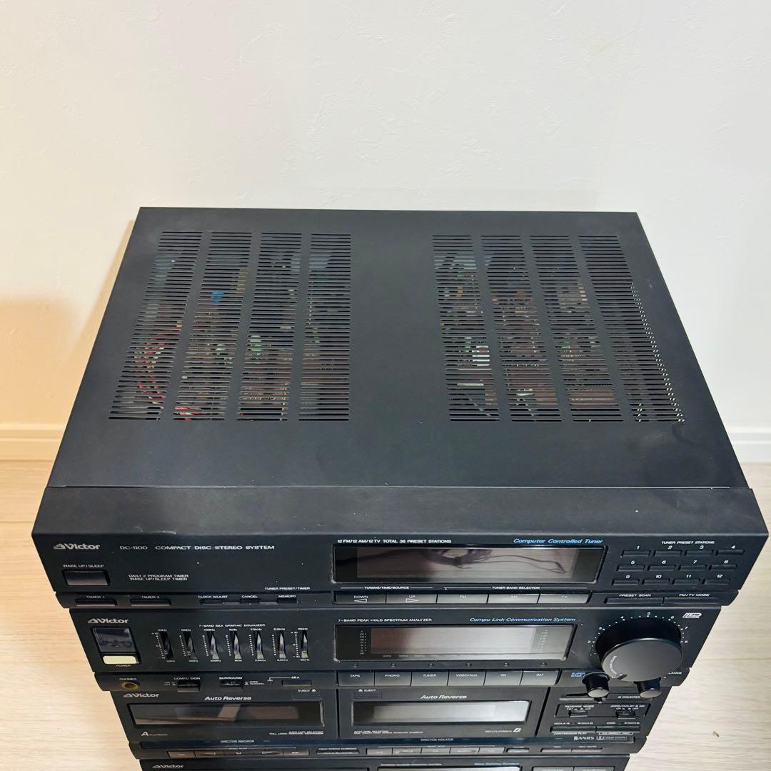 Victor システムコンポ DC-1100 本体 CDプレーヤー - メルカリ