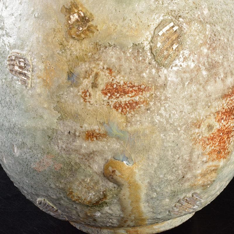 信楽焼 星野亨斉造 窯変壺 共布共箱 N 6743C - メルカリ