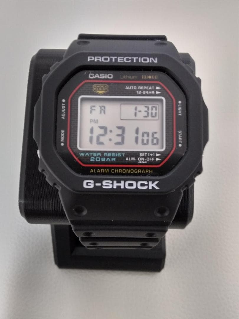 CASIOジーショック 初代復刻モデル DW-5000R-1A （並行輸入品） G-SHOCK [在庫あり] 即納可! DW-5000R-1AJF 新品 カード決済のみ '24