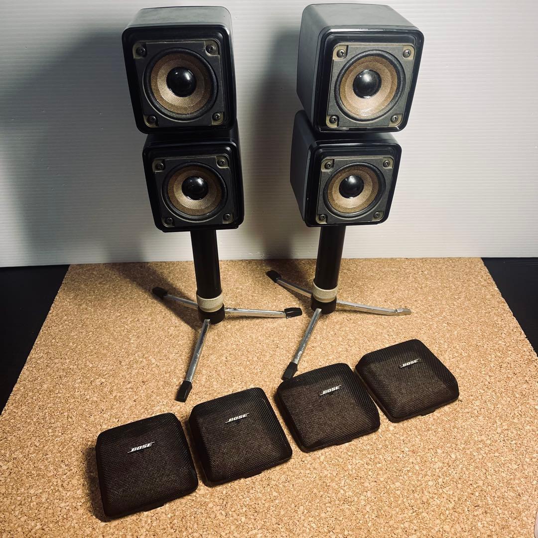 BOSEキューブスピーカーサテライトペア/501Z／専用スタンド2脚 - メルカリ