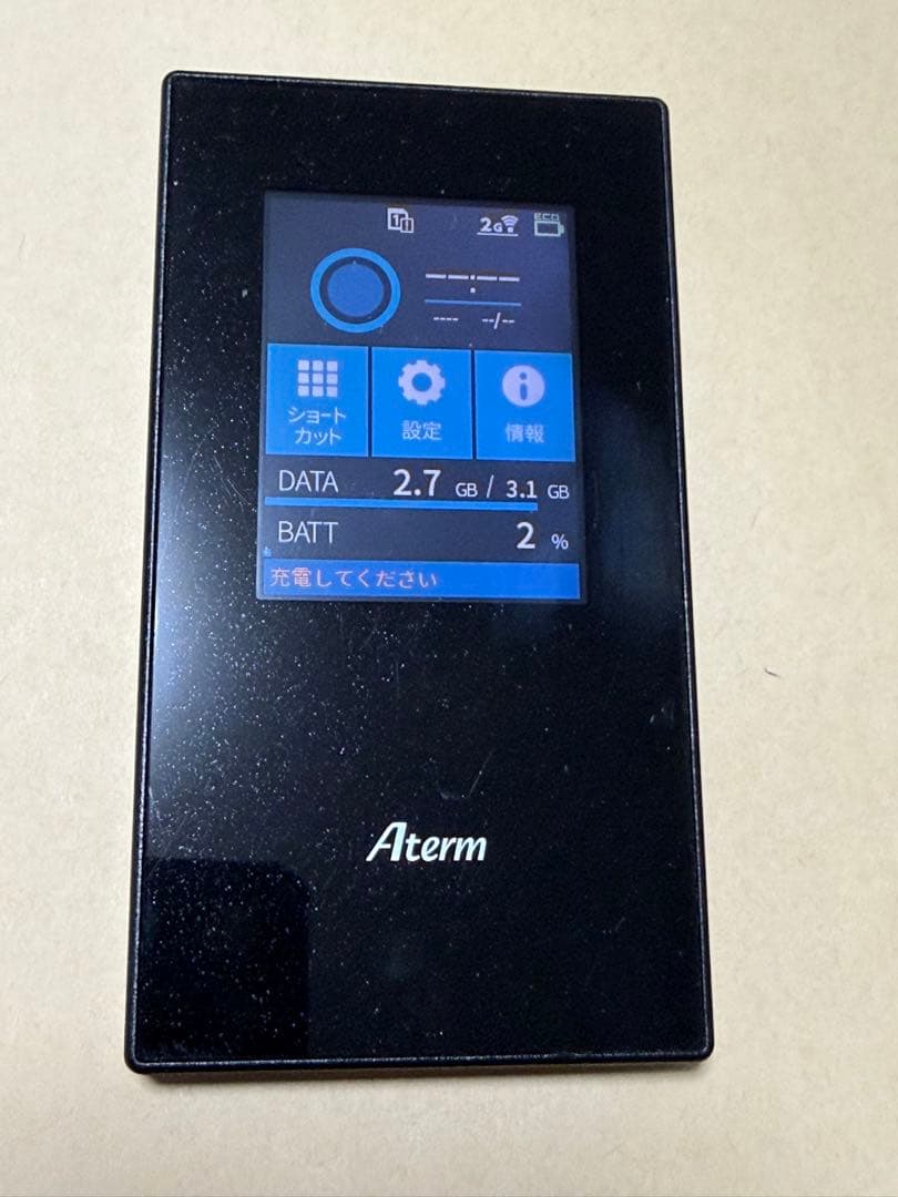 完動品】Aterm MR05LN LTEモバイルルーター デュアルSIM - メルカリ