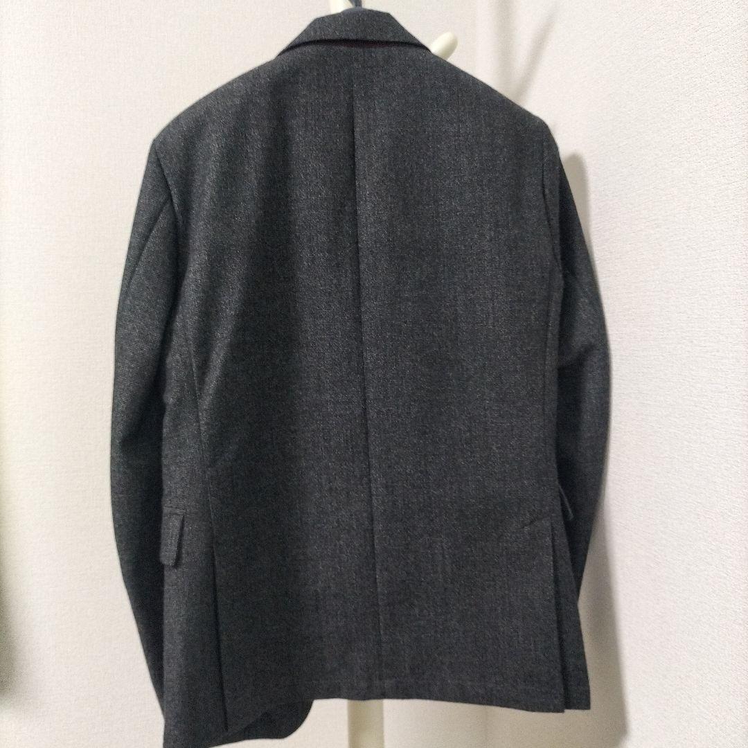 ジュンハシモト ナノライブラリー グレー ウール混紡 シングルブレスト