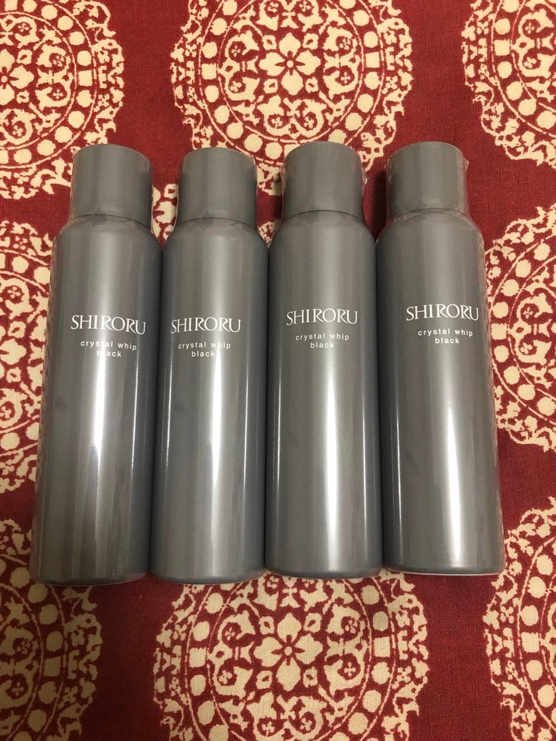 ★SHIRORU シロル クリスタルホイップ ブラック 泡洗顔 4本 セット Amazon | SHIRORU (シロル) クリスタルホイップ ブラック『炭×炭酸で