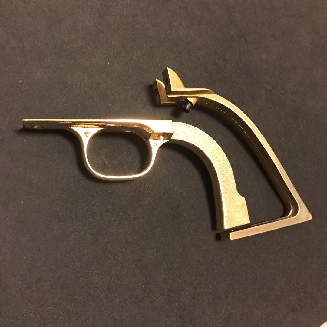 タナカ SAA 2nd用 真鍮トリガーガード・バックストラップセット訳あり