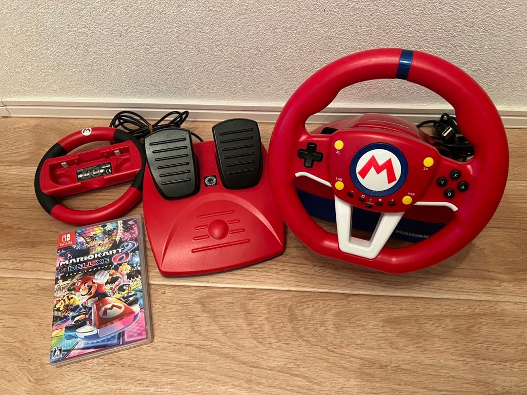 マリオカート8デラックスカセット Joy-Conハンドル レーシングホイール 任天堂（Nintendo） Nintendo Switch マリオカート8 デラックス