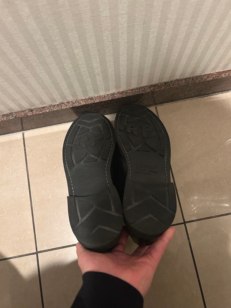 パラブーツ EDIFICE別注 シャンボード ステッチ黒24.5cm - メルカリ