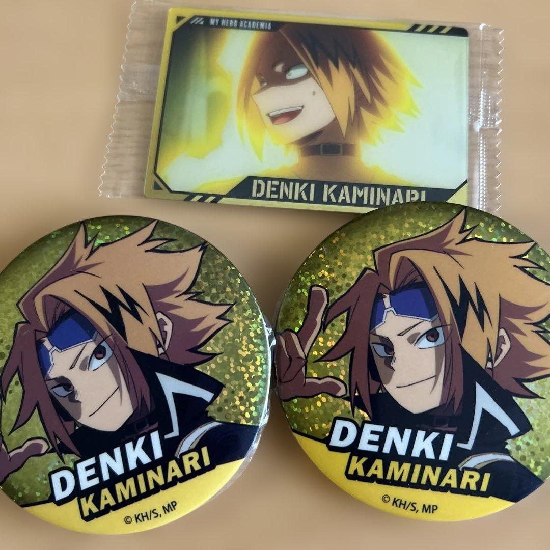 ヒロアカ ダイソー 缶バッジ 上鳴電気 - メルカリ