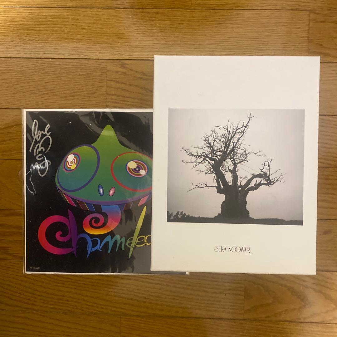 SEKAINOOWARI ベストアルバム／Chameleonsサイン入り色紙 SEKAI NO OWARI Chameleon Nakajin サイン付き - メルカリ